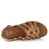 Ara metalické sandály ze splétaných pásků Jamaika Whiskey 12-38103-08