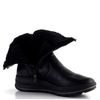 Ara širšia členková obuv so zipsom čierna Calais Keil 12-36011-01