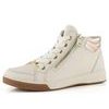 Ara kotníkové tenisky Rom Cream/Platin 12-44499-27