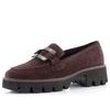 Ara užšie semišové mokasíny Oxford Amarone 12-21703-19