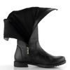 Ara dámske kožené čižmy Schwarz Liverpool 12-39512-01