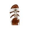 Ara dámske sandále biele s upínacími pásikmi Kreta 12-23604-07