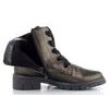 Ara šněrovací kotník Dover metalický Magma/Schwarz 12-23126-11