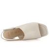 Ara dámské širší sandály na podpatku Brighton Cream 12-20505-08
