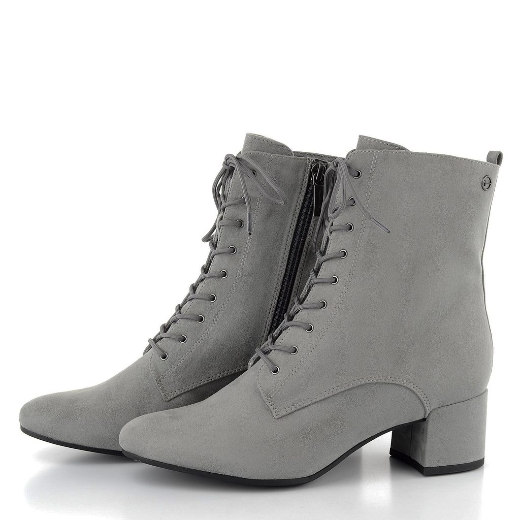 Tamaris elegantné členkové topánky so šnurovaním Light grey 1-25102-25 -  Tamaris - Členková obuv - JADI.sk - ...viac než topánky