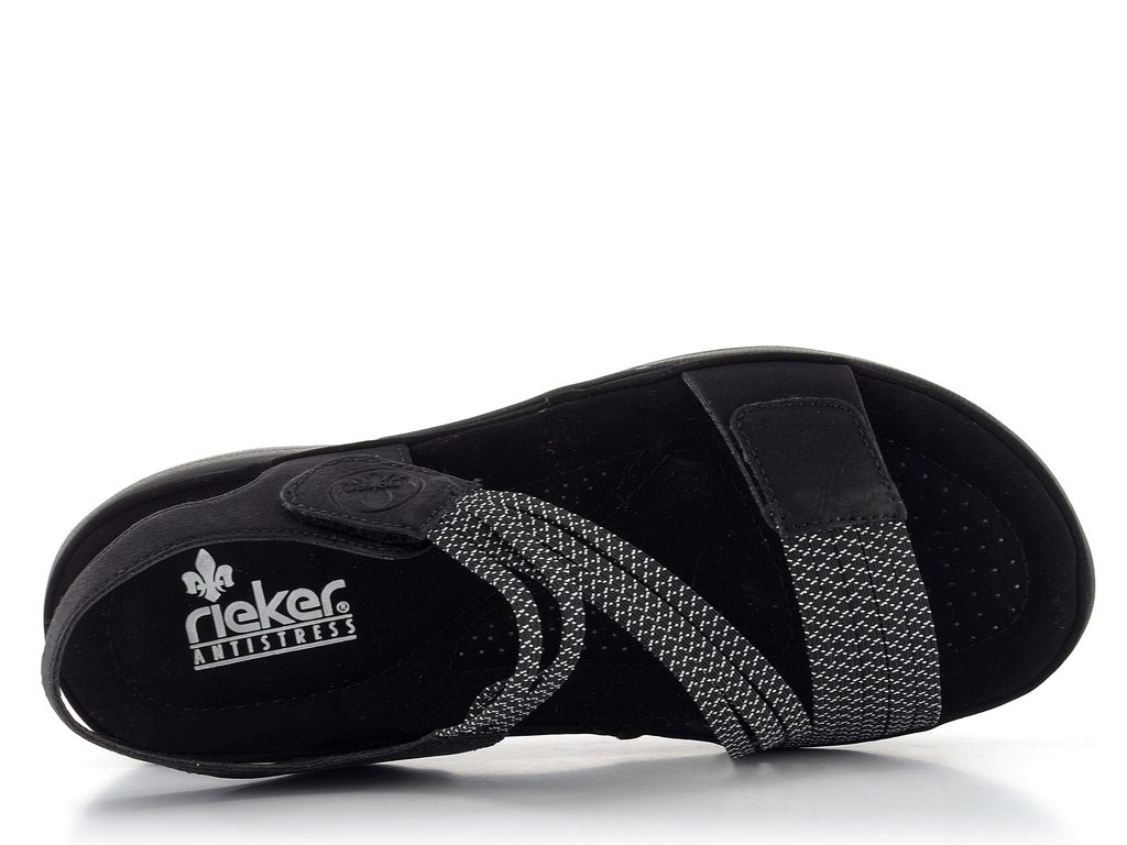 Rieker čierne sandále s gumičkami 64870-00 - Rieker - Sandále - JADI.sk -  ...viac než topánky