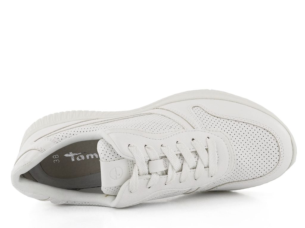 Tamaris biele tenisky White Punch 1-23746-28 - Tamaris - Tenisky a kecky -  JADI.sk - ...viac než topánky