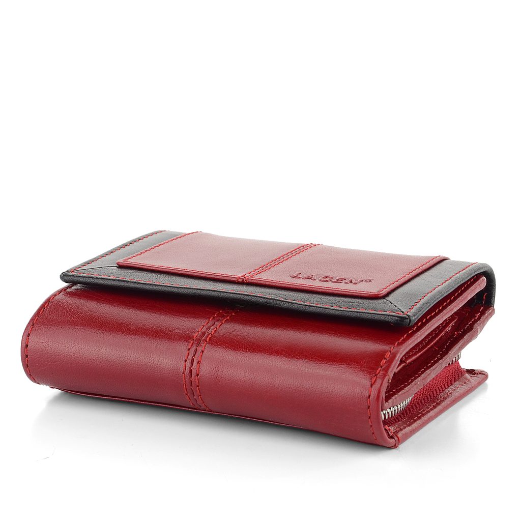 Dámská kožená peněženka červená/černá BLC/4391/419-Red/Black - Lagen - Dámské  peněženky - JADI.cz - ...více než boty