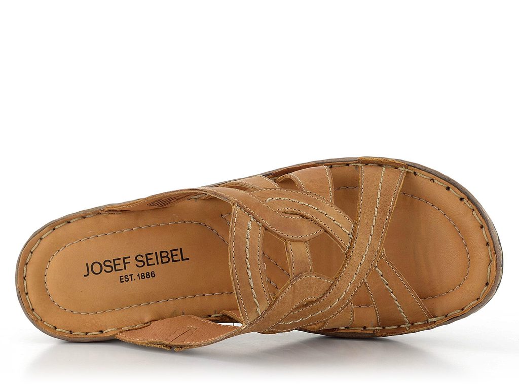 Josef Seibel pantofle proplétané camel Catalonia 5636695 - Josef Seibel -  Pantofle - JADI.cz - ...více než boty