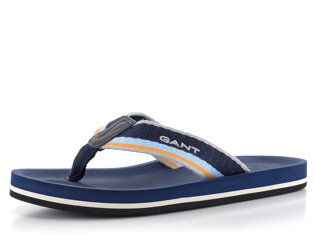 Gant pánske šľapky žabky Palmworld modré 22698661 - Gant - Pantofle a žabky  - JADI.sk - ...viac než topánky