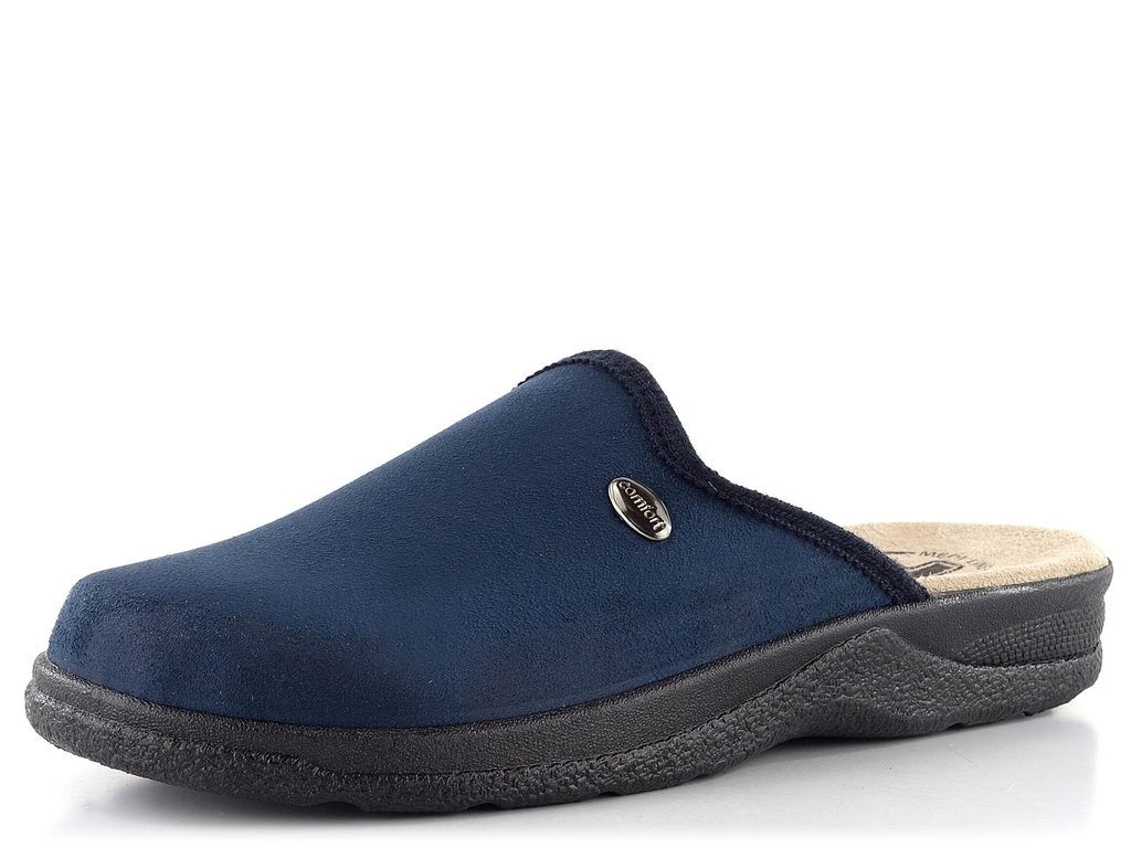Pánske domáce papuče s plnou špičkou modré 617 - Medi Line - Domáca obuv -  JADI.sk - ...viac než topánky