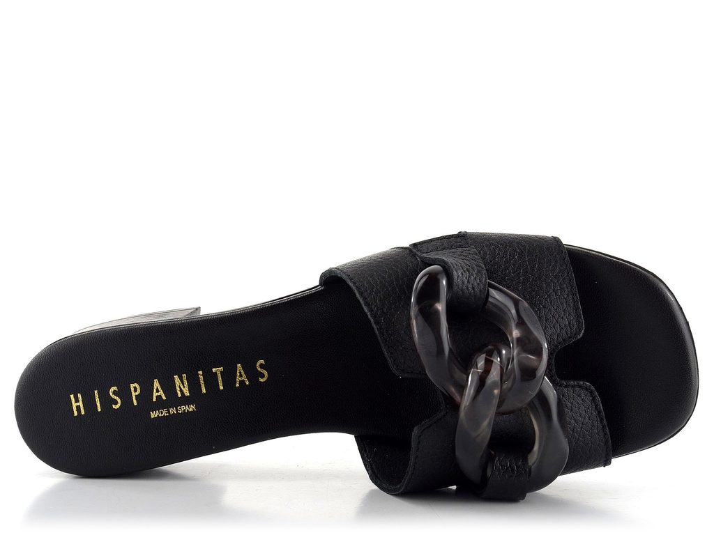 Hispanitas luxusné šľapky na podpätku Lara Black HV232593 - Hispanitas -  Šľapky - JADI.sk - ...viac než topánky