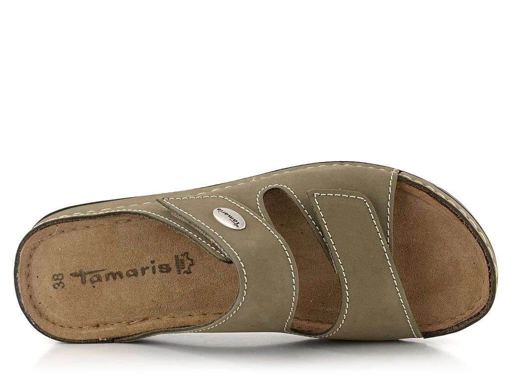 Tamaris fuzbetové pantofle Dry Olive 1-27510-28 - Tamaris - Pantofle -  JADI.cz - ...více než boty