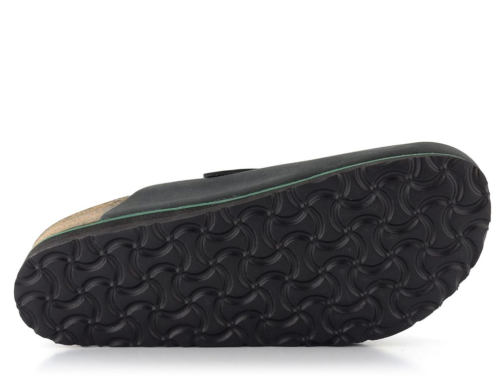 Moosbacher fuzbetové šľapky čierne s plnou špičkou Holder 411 - Moosbacher  - Domáca obuv - JADI.sk - ...viac než topánky