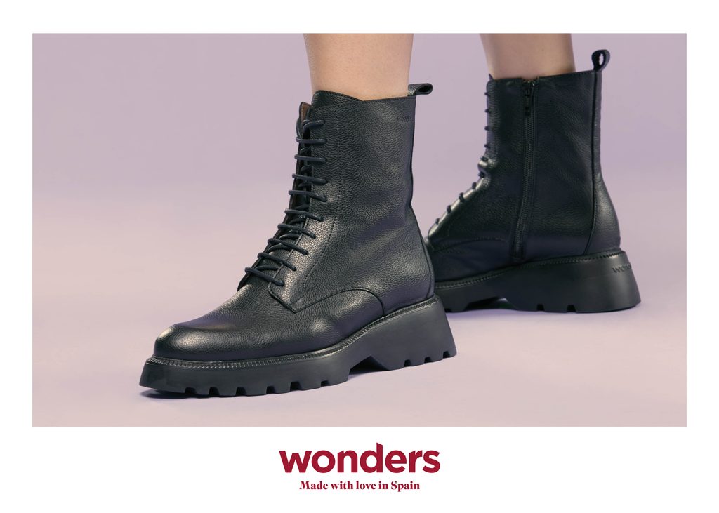 Wonders šnurovacia členková obuv na platforme Negro C-7205 - Wonders -  Členková obuv - JADI.sk - ...viac než topánky
