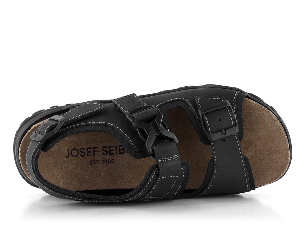 Josef Seibel pánské sandály Janosch černé 2780266 - Josef Seibel - Sandály  - JADI.cz - ...více než boty