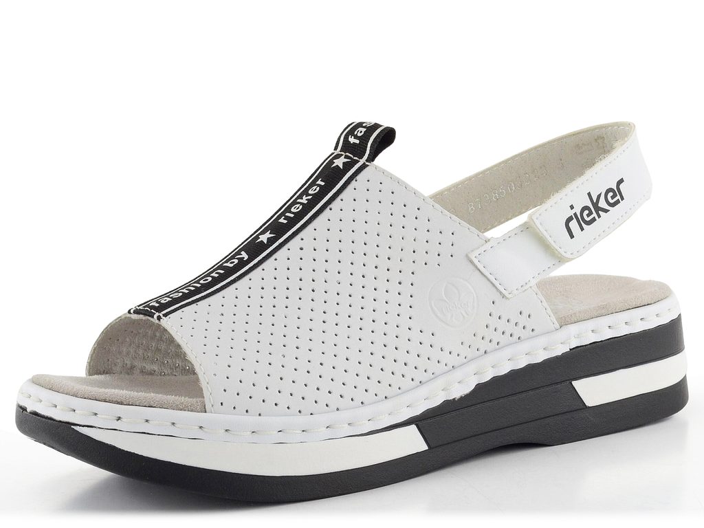 Rieker biele sandále so širokým priehlavkom V5915-80 - Rieker - Sandále -  JADI.sk - ...viac než topánky