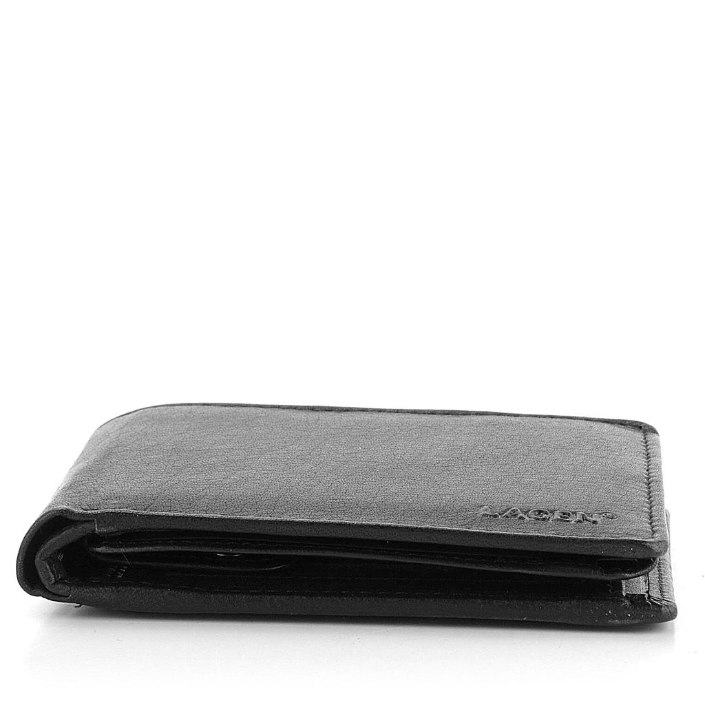 Pánska peňaženka hladká čierna 6536 - Lagen - Pánske peňaženky - JADI.sk -  ...viac než topánky