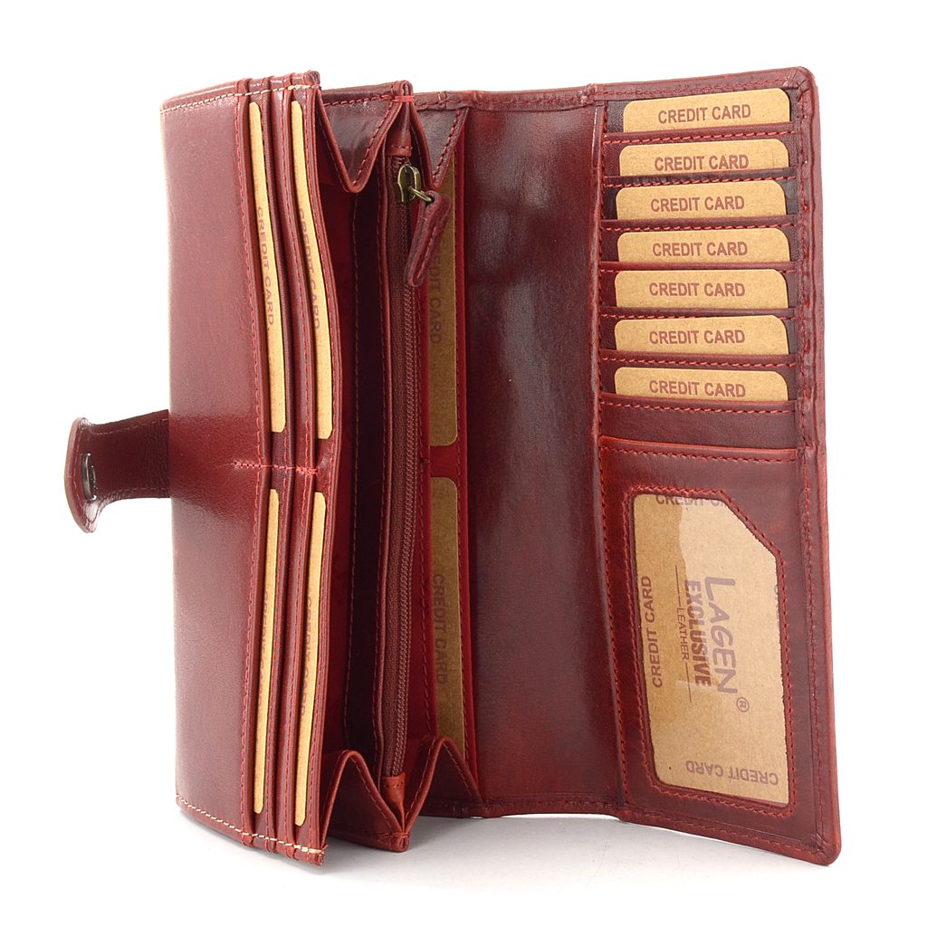 Dámska peňaženka veľká červená 7545/T Red - Lagen - Dámské peněženky -  JADI.sk - ...viac než topánky