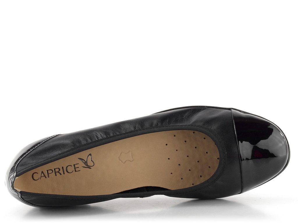 Caprice kožené baleríny černé 9-22103-20 - Caprice - Baleríny - JADI.cz -  ...více než boty