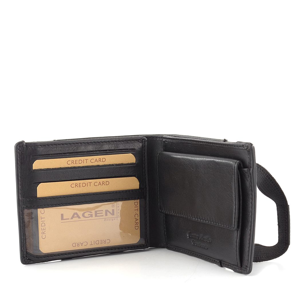 Lagen pánska peňaženka s gumičkou čierna 61178 - Lagen - Pánske peňaženky -  JADI.sk - ...viac než topánky