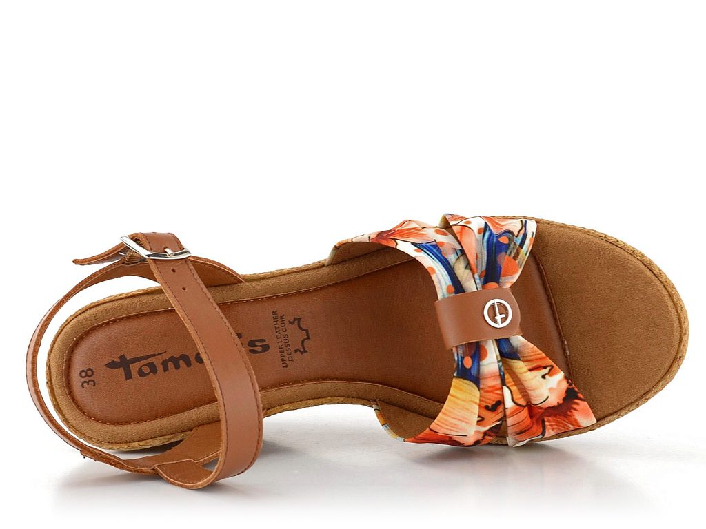 Tamaris sandále na kline Cuoio/Flower 1-28346-28 - Tamaris - Sandále -  JADI.sk - ...viac než topánky