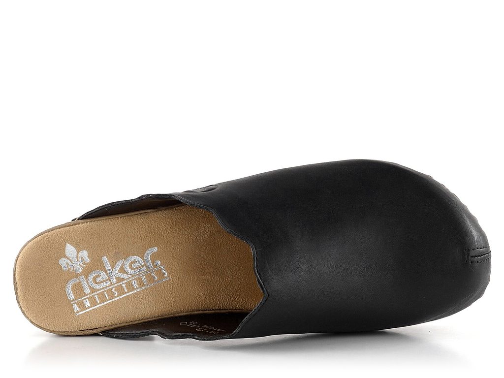 Rieker černé pantofle - dřeváky s plnou špičkou V6844-00 - Rieker - Pantofle  - JADI.cz - ...více než boty