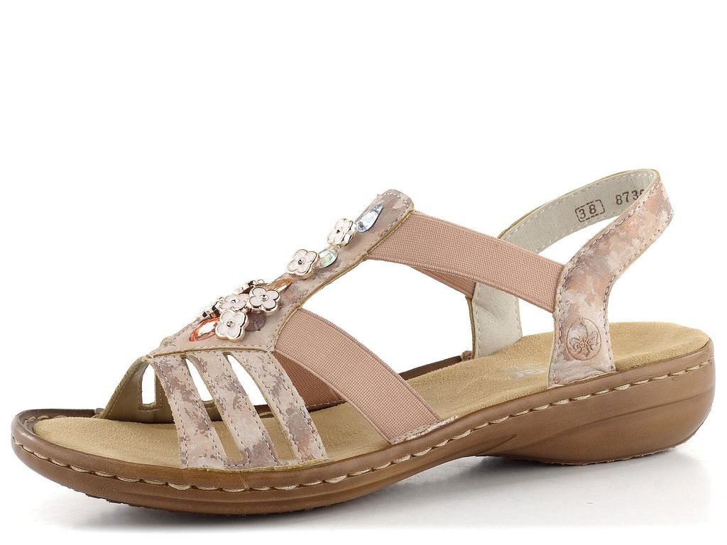 Rieker sandále ružové s bižutériou 60855-31 - Rieker - Sandále - JADI.sk -  ...viac než topánky