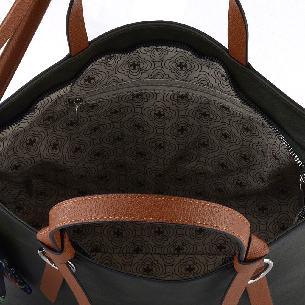 Rieker H1609 Shopper Donna – Borsa A Mano Blu, Taglia L – Moda E Capiente