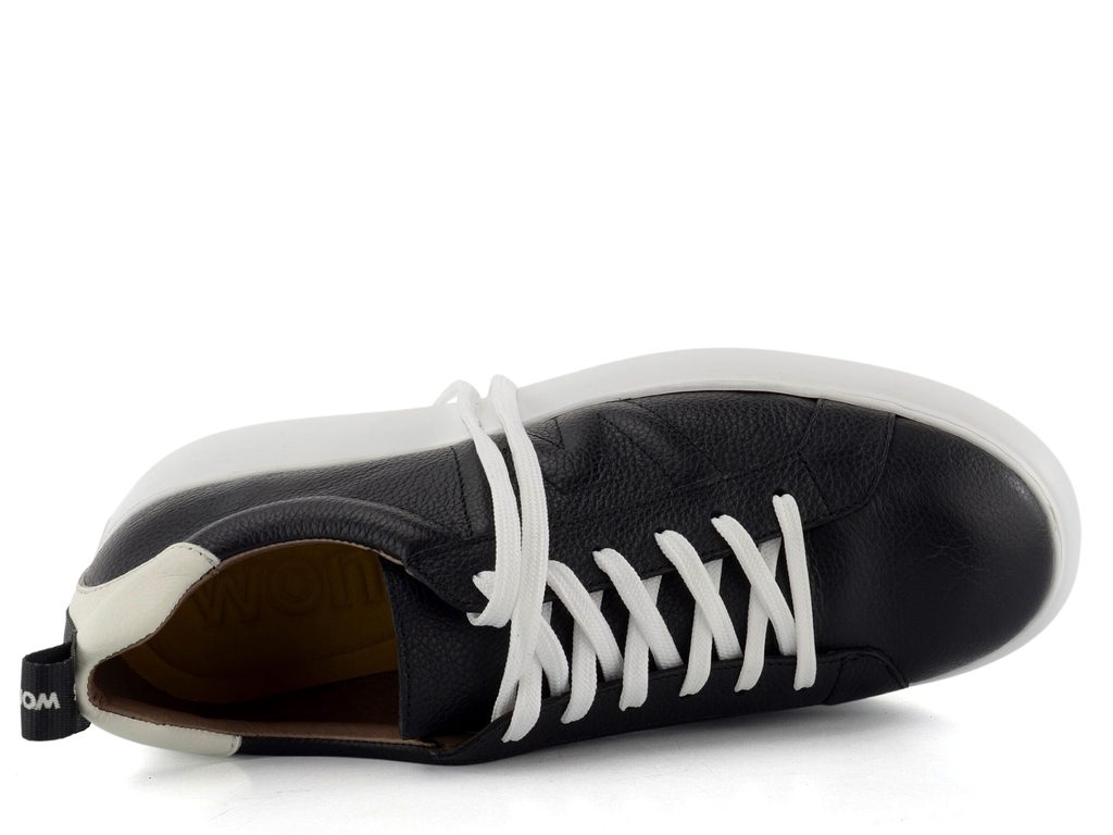 Wonders dámské sneakers polobotky na klínu černo-bílé A-2603 Negro -  Wonders - Polobotky - JADI.cz - ...více než boty