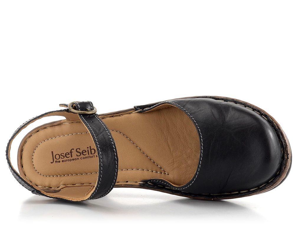 Josef Seibel sandále s plnou špičkou Schwarz 5656161 - Josef Seibel -  Sandále - JADI.sk - ...viac než topánky
