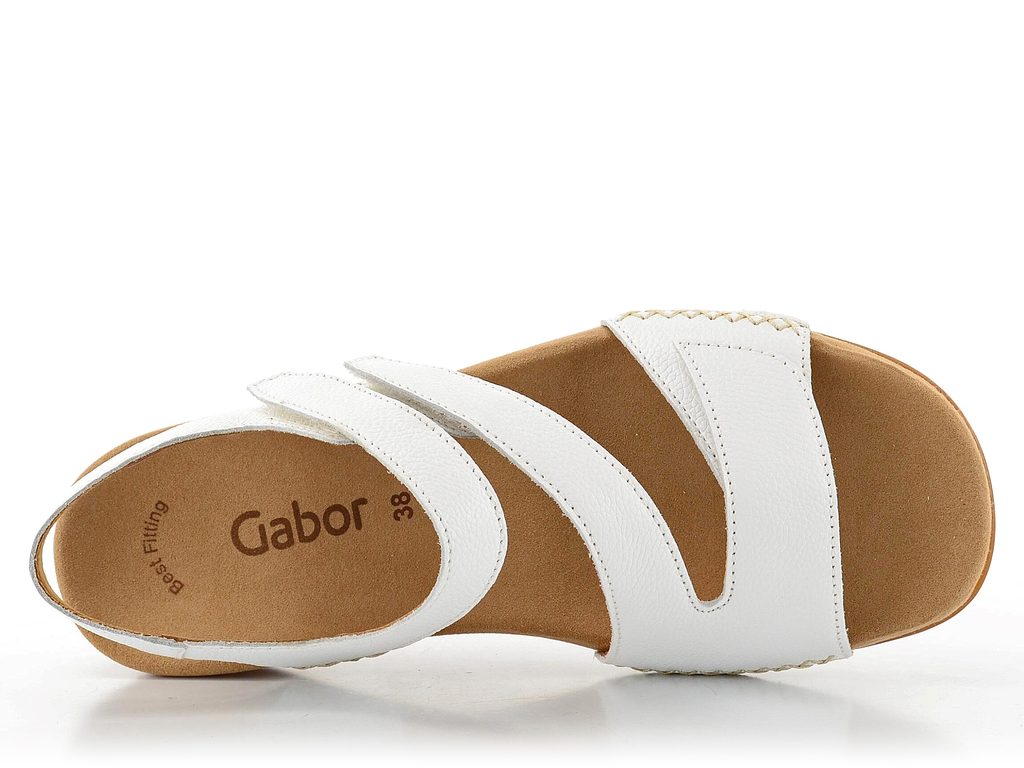 Gabor bílé sandály na klínku 63.734.21 - Gabor - Sandály - JADI.cz -  ...více než boty