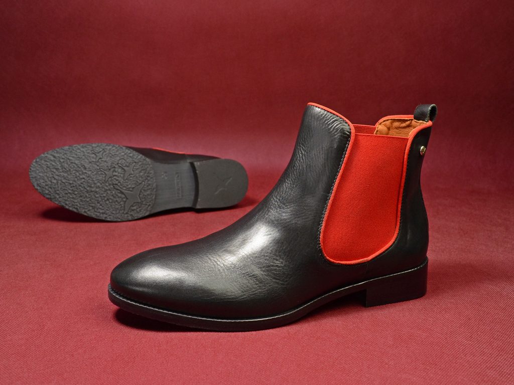 Pikolinos černo-červený chelsea kotník Royal W4D-8637C1 - Pikolinos -  Kotníčková obuv - JADI.cz - ...více než boty