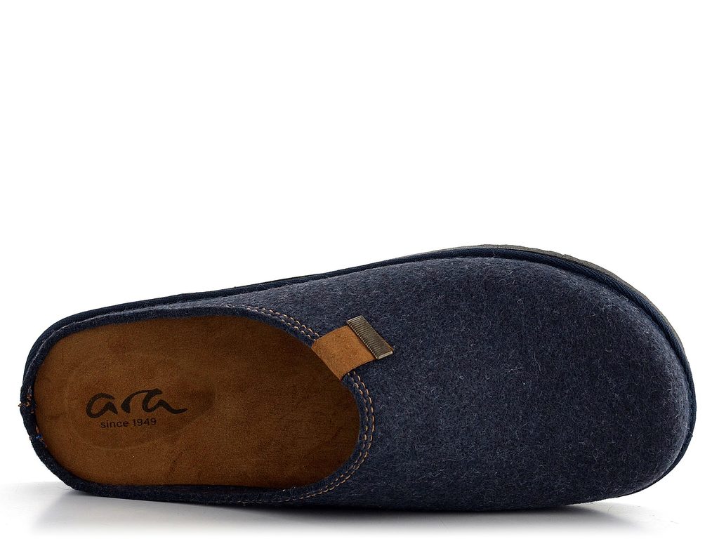 Ara-Shoes.cz - Ara pánské domácí pantofle s plnou špičkou Blau Elvio  14-29833-06 - Ara - Sandály/Pantofle - Pánské boty - oficiální obchod obuvi  Ara