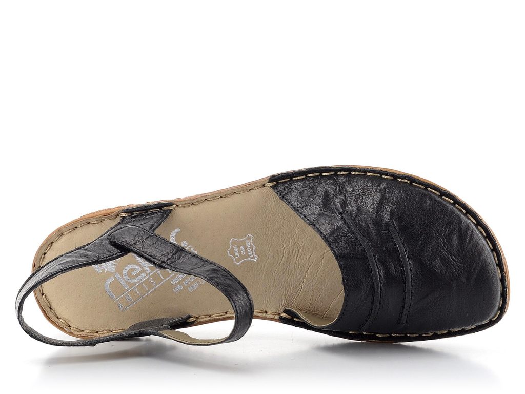 Rieker černé sandály s plnou špičkou M0954-00 - Rieker - Sandály - JADI.cz  - ...více než boty