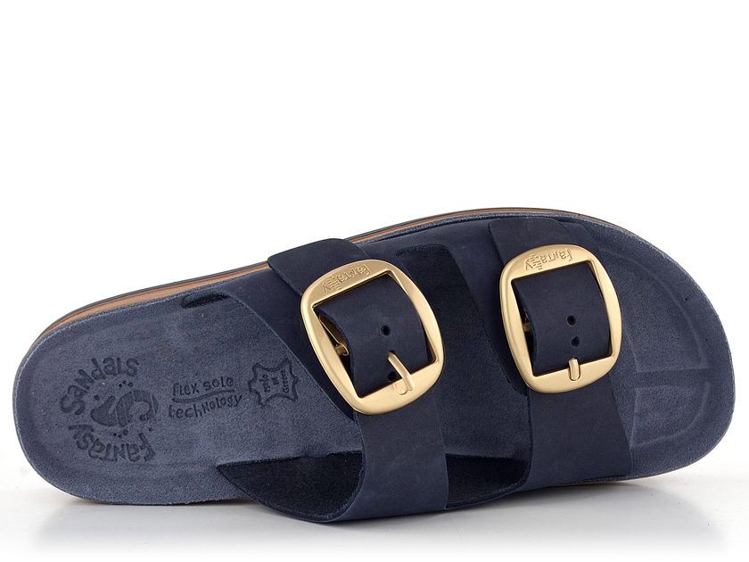 Fantasy Sandals tmavě modré pantofle se dvěma pásky S310 Despoina Navy -  Fantasy Sandals - Pantofle - JADI.cz - ...více než boty