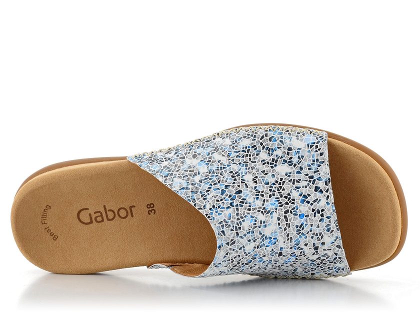 Gabor modré pantofle potištěné mozaikou 63.705.36 - Gabor - Pantofle -  JADI.cz - ...více než boty
