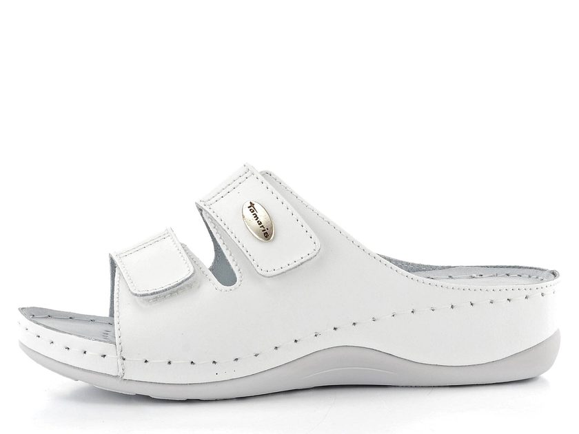 Tamaris bílé pantofle s variabilní šířkou 1-27510-26 - Tamaris - Pantofle -  JADI.cz - ...více než boty