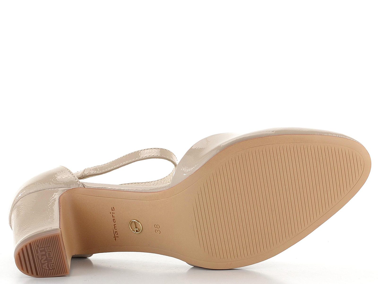 Zapato De Salón Para Mujer Tamaris 1-1-24432-41 - Punta Redonda, Tacón Cuadrado Bajo, Cómodo Y Vegano