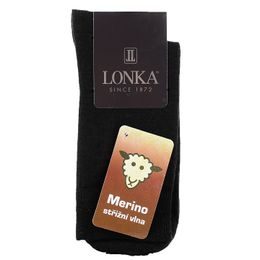 Lonka ponožky krátké černé Desi/Bamboo