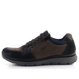 Ara širší pánské tenisky kožené Matteo cognac, blau 11-24505-14