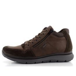 Ara širší pánské tenisky kožené Matteo cognac, blau 11-24505-14