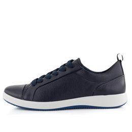Ara širší pánské tenisky kožené Matteo cognac, blau 11-24505-14