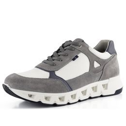 Ara širšie pánske tenisky Molveno Grey/Offwhite/Blue 11-30101-22