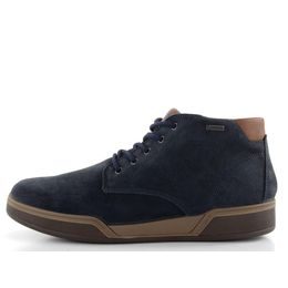 Ara širší pánské tenisky kožené Matteo cognac, blau 11-24505-14