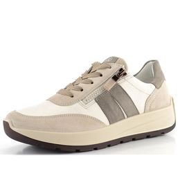 Ara širšie tenisky so zipsom New York Shell/Cream 12-25102-05