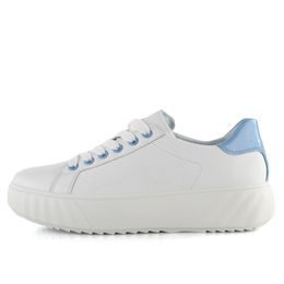 Ara širší pánské tenisky kožené Matteo cognac, blau 11-24505-14