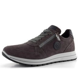 Ara širší pánské tenisky kožené Matteo Steel/Blau 11-24505-15