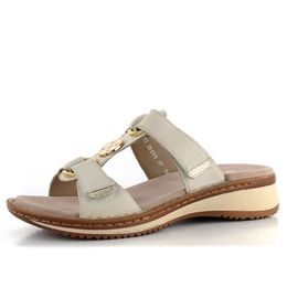 Ara dámske šľapky Hawaii Cream/Platin 12-29003-97