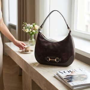Högl luxusní kožená kabelka chocplum 2-145110-2100